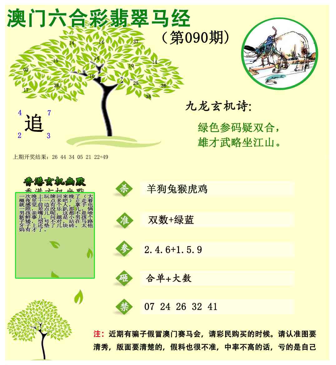 090期翡翠马经[图]